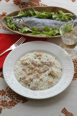 Risotto con la trota - Primo piatto Trentino Alto Adige