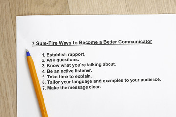 7 sure-fire ways to become a better communicator