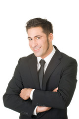 smiling young businessman