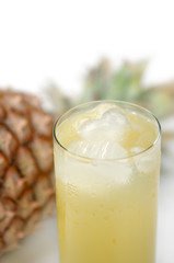 Pineapple and juice of pineapple