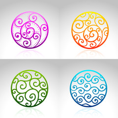 Vector Ornamental Circles