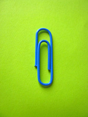 Blue paper clip