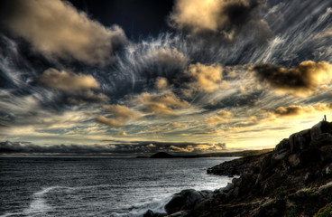 Obraz premium Coastal Sky