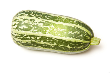 Whole marrow isolated on a white studio background.