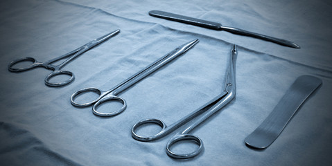 Surgical instruments in an operating room