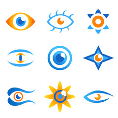 eye symbols vector