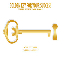 Goden key for your success
