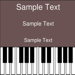 Fototapeta premium Piano