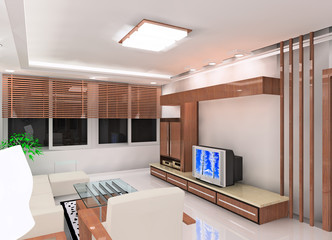 a kind of living room design