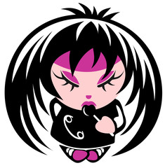 little emo girl