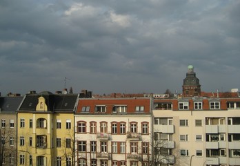 Fototapeta premium Blick über die Dächer von Steglitz