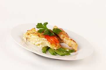 Viktoriabarschfilet mit Kartoffelgratin