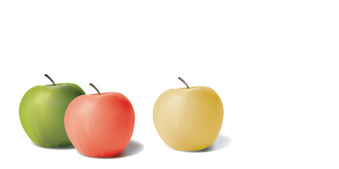 3 pommes