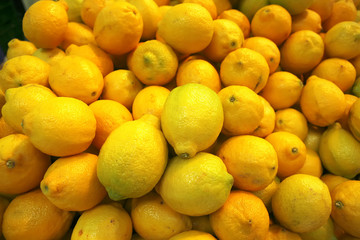 raw lemon heap