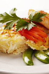 Viktoriabarschfilet mit Kartoffelgratin