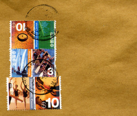 envelope stamp asian