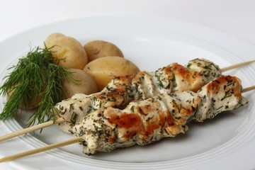 Hühnchen-Spieße