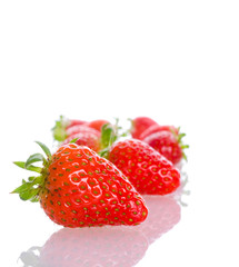 Strawberries isolated