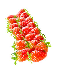 Strawberries isolated