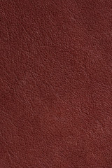 Brown leather background.