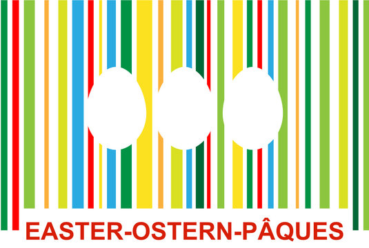 Ostern Strichcode