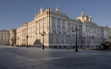 Fototapeta na wymiar Palacio de Oriente w Madrycie