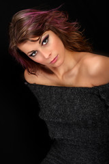 Naklejka premium fashion woman