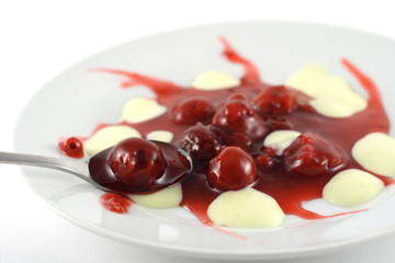 rote grütze mit vanillesoße