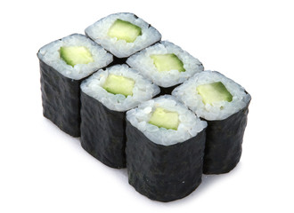 japanese roll with cucumber
