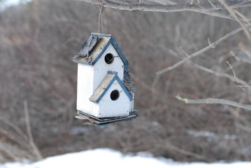 Winter Birdhouse