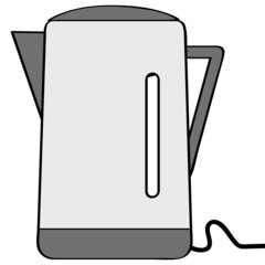 Cartoon kettle