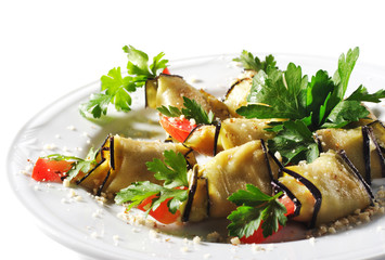 Baked Eggplant Plate