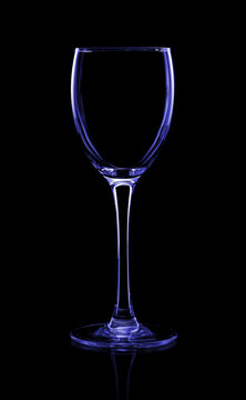 Wine glass for fault