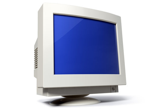 CRT computer display