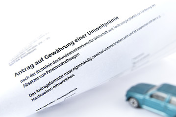 Formular Verschrottungspr&auml;mie