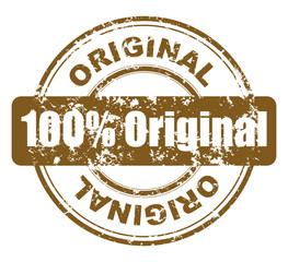 grunge stamp with 100% original - 12578460