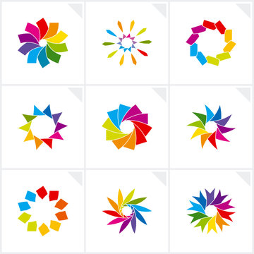 Abstract design elements. Vector.