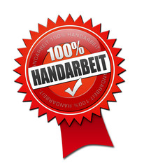 100 prozent handarbeit