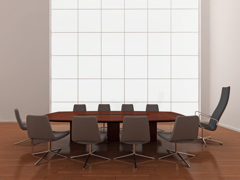 Modern, Minimal Boardroom