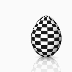 3D kariertes Osterei