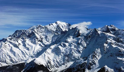 Peel and stick wall murals Mont Blanc le mont blanc