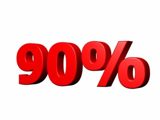 90%