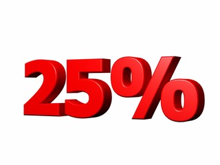 25%