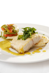Pescado en salsa de cilantro. México