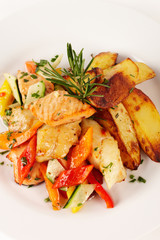 mediterrane Fischpfanne