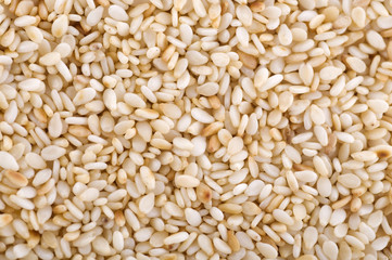 Close up on a pile of dried Sesame Seed.
