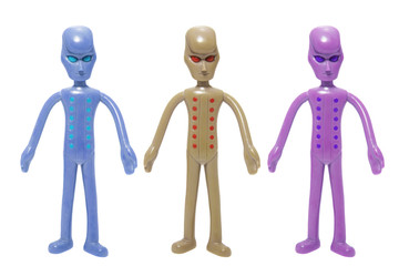 Obraz premium Toy Alien Figures