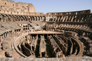 Coliseum inside, Italy, Rome