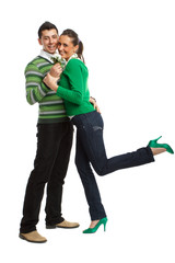 Fototapeta premium Happy Young couple
