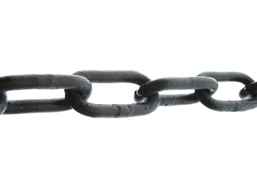 Obraz premium Chain on white background (isolated)